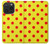 S3526 Red Spot Polka Dot Case For iPhone 15 Pro