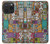 S3879 Retro Music Doodle Case For iPhone 15 Pro