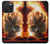 S0863 Hell Fire Skull Case For iPhone 15 Pro Max