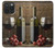 S1316 Grapes Bottle and Glass of Red Wine Case For iPhone 15 Pro Max