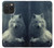 S1516 White Wolf Case For iPhone 15 Pro Max