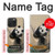 S2210 Panda Fluffy Art Painting Case For iPhone 15 Pro Max