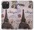 S2211 Paris Postcard Eiffel Tower Case For iPhone 15 Pro Max