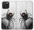 S2386 Black Widow Spider Case For iPhone 15 Pro Max