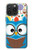 S2521 Cute Nerd Owl Cartoon Case For iPhone 15 Pro Max