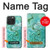 S2653 Dragon Green Turquoise Stone Graphic Case For iPhone 15 Pro Max