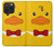 S2760 Yellow Duck Tuxedo Cartoon Case For iPhone 15 Pro Max