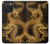 S2804 Chinese Gold Dragon Printed Case For iPhone 15 Pro Max