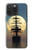 S2897 Pirate Ship Moon Night Case For iPhone 15 Pro Max