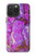 S2907 Purple Turquoise Stone Case For iPhone 15 Pro Max