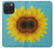 S3039 Vintage Sunflower Blue Case For iPhone 15 Pro Max