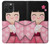 S3042 Japan Girl Hina Doll Kimono Sakura Case For iPhone 15 Pro Max