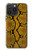 S3365 Yellow Python Skin Graphic Print Case For iPhone 15 Pro Max