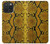 S3365 Yellow Python Skin Graphic Print Case For iPhone 15 Pro Max