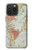 S3418 Vintage World Map Case For iPhone 15 Pro Max