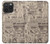 S3819 Retro Vintage Paper Case For iPhone 15 Pro Max