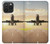 S3837 Airplane Take off Sunrise Case For iPhone 15 Pro Max