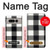 S2842 Black and White Buffalo Check Pattern Case For Google Pixel Fold