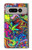S3255 Colorful Art Pattern Case For Google Pixel Fold