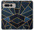 S3479 Navy Blue Graphic Art Case For Google Pixel Fold