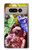 S3914 Colorful Nebula Astronaut Suit Galaxy Case For Google Pixel Fold