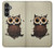S0360 Coffee Owl Case For Samsung Galaxy S23 FE