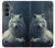 S1516 White Wolf Case For Samsung Galaxy S23 FE