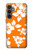 S2245 Hawaiian Hibiscus Orange Pattern Case For Samsung Galaxy S23 FE