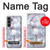 S2316 Dark Blue Marble Texture Graphic Print Case For Samsung Galaxy S23 FE