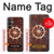 S2766 Ship Wheel Rusty Texture Case For Samsung Galaxy S23 FE