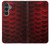 S2879 Red Arowana Fish Scale Case For Samsung Galaxy S23 FE