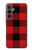 S2931 Red Buffalo Check Pattern Case For Samsung Galaxy S23 FE