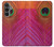 S3201 Pink Peacock Feather Case For Samsung Galaxy S23 FE