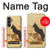 S3229 Vintage Cat Poster Case For Samsung Galaxy S23 FE