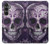 S3582 Purple Sugar Skull Case For Samsung Galaxy S23 FE