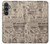 S3819 Retro Vintage Paper Case For Samsung Galaxy S23 FE