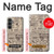 S3819 Retro Vintage Paper Case For Samsung Galaxy S23 FE