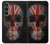 S3848 United Kingdom Flag Skull Case For Samsung Galaxy S23 FE