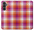 S3941 LGBT Lesbian Pride Flag Plaid Case For Samsung Galaxy S23 FE