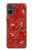 S3354 Red Classic Bandana Case For Sony Xperia 5 V