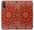 S3355 Bandana Red Pattern Case For Sony Xperia 5 V