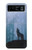 S0935 Wolf Howling in Forest Case For Motorola Razr 40