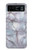 S2316 Dark Blue Marble Texture Graphic Print Case For Motorola Razr 40