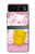 S3025 Pink Maneki Neko Lucky Cat Case For Motorola Razr 40