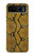S3365 Yellow Python Skin Graphic Print Case For Motorola Razr 40