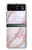 S3482 Soft Pink Marble Graphic Print Case For Motorola Razr 40