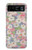 S3688 Floral Flower Art Pattern Case For Motorola Razr 40