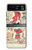 S3820 Vintage Cowgirl Fashion Paper Doll Case For Motorola Razr 40