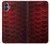 S2879 Red Arowana Fish Scale Case For Samsung Galaxy A05