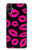 S2933 Pink Lips Kisses on Black Case For Samsung Galaxy A05